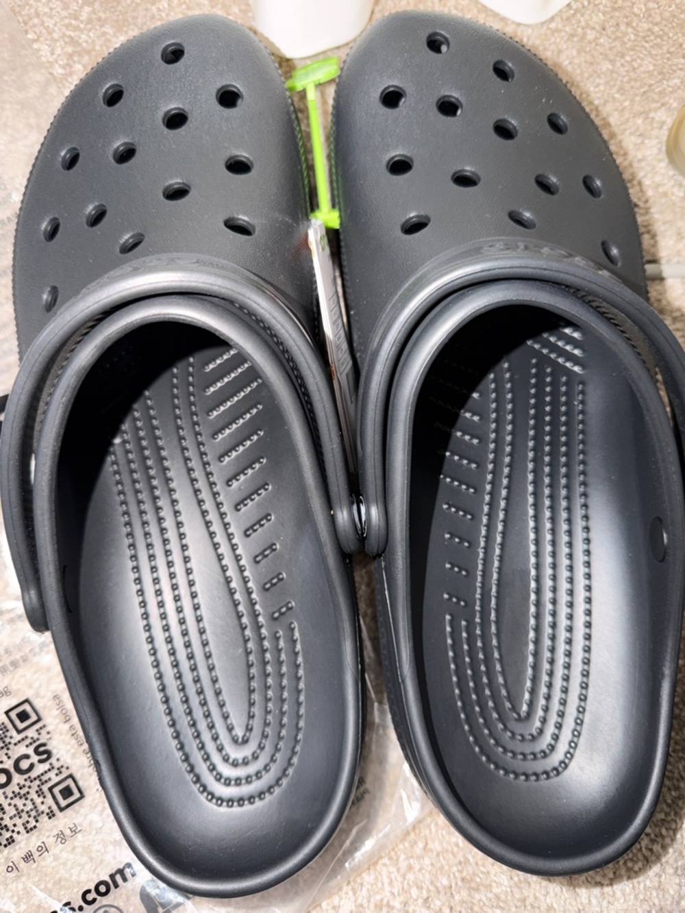 Classic Black and White Product Label Sticker